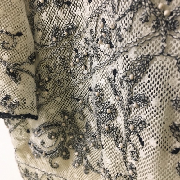 ZARA NWT LACE BEADED DRESS - Picture 3 of 7